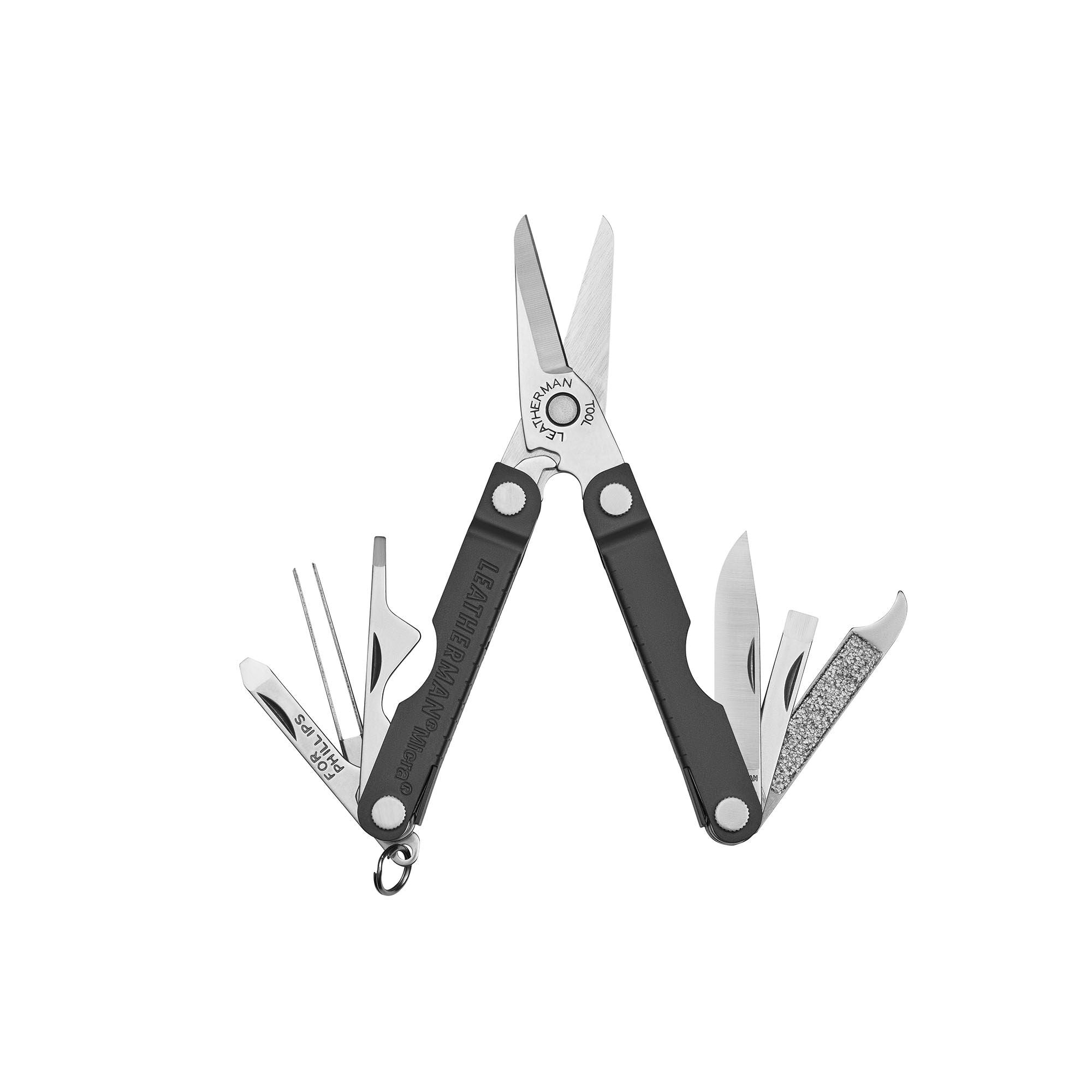 小物 Supreme 13AW Leatherman Micra black LEATHERMAN, Micra, Keychain Multi-Tool with Grooming Tools
