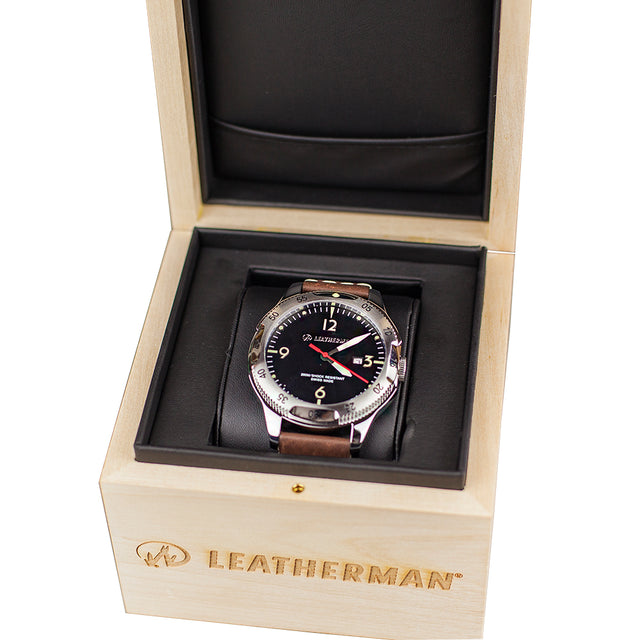 Limited Edition Brown Leather Strap Watch